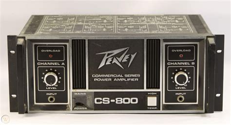 Peavey Commercial Series Cs 800 Power Amplifier 3842340980