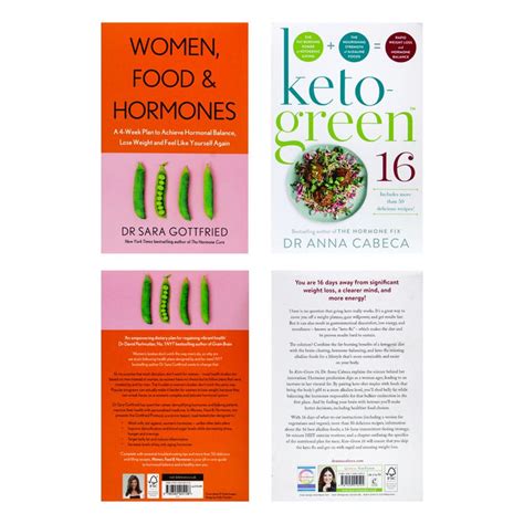 Women Food And Hormones By Dr Sara Gottfried And Keto Green 16 By Dr An Lowplex Books