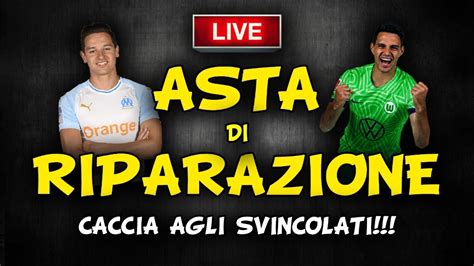 LIVE ASTA Di RIPARAZIONE FANTACALCIO FANTACARMY LAB 2022 23 YouTube