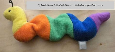 Ty Teenie Beanie Baby Rainbow Inch Worm Ty Inc Teenie Beanies