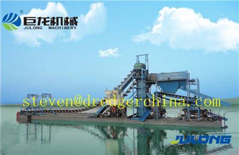 Julong Bucket Chain Dredger Sand Dredger Gold Iron Dredger Qingzhou