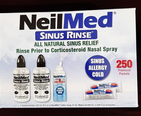 Neilmed Sinus Rinse The Original Patented Kit Premixed Packets