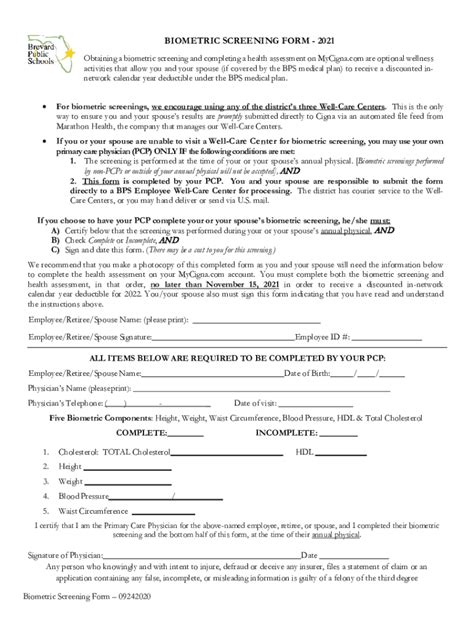 Fillable Online Biometric Screening Form Fill And Sign Printable Template Onlinebiometric