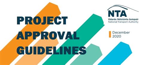 Project Approval Guidelines National Transport