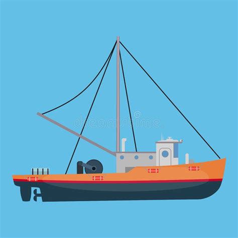 Commercial Fishing Boat Stock Illustrations Commercial Fishing