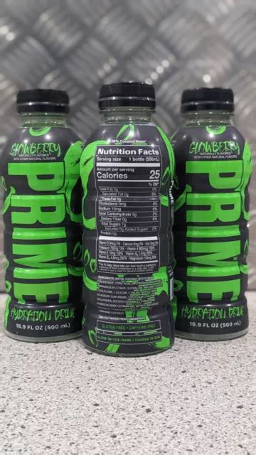 Prime Hydration Glowberry Energy Drink Logan Paul X Ksi Caffeine 500ml