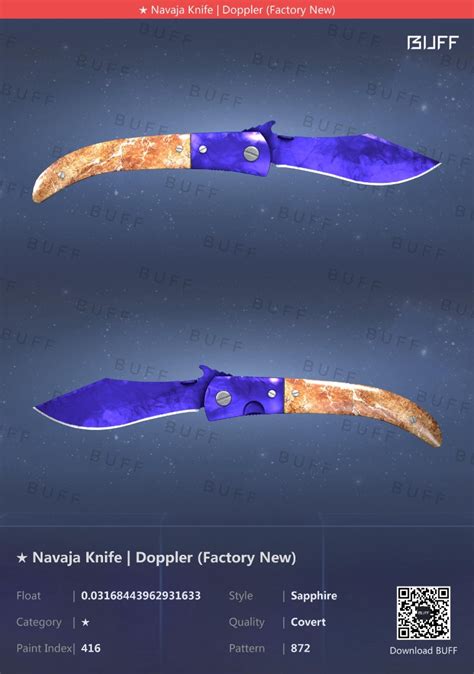 Csgo Navaja Knife Doppler Factory New Sapphire Video Gaming