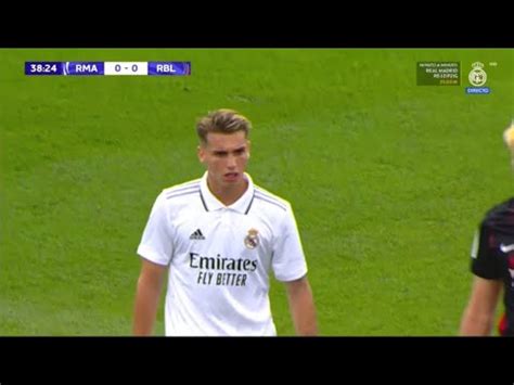 Iker Bravo Real Madrid Juvenil A U19 Vs RB Leipzig 14 09 2022