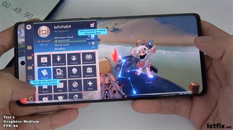 Vivo X Genshin Impact Gaming Test Dimensity Hz Display