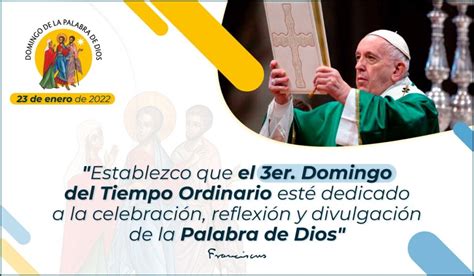 Subsidio El Domingo De La Palabra De Dios Minutos De Amor