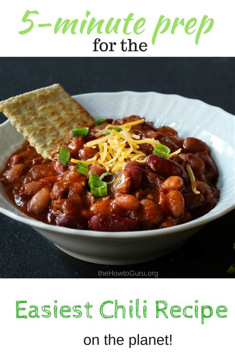 Chili Recipe: Easy Homemade Chili to Set & Forget! (YUM)