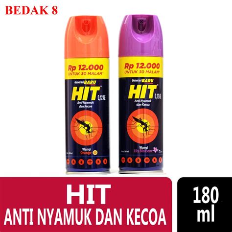 Jual Obat Nyamuk Semprot HIT Aerosol Anti Nyamuk Kecoa 180 Ml