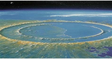 Chicxulub Crater Satellite Image