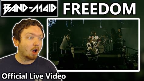 Re Reaction Band Maid Freedom Live Youtube