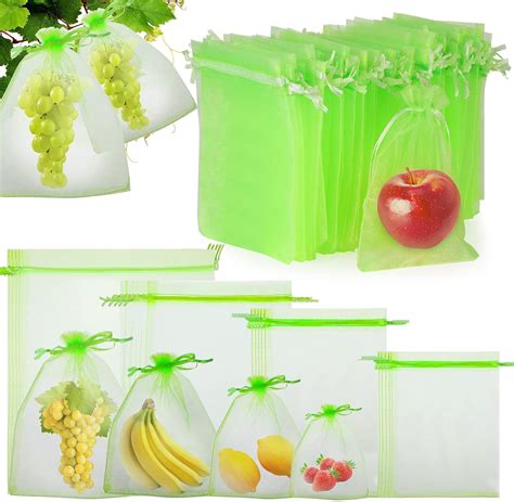 Amazon Irenare 240 Pcs Fruit Protection Bags Fruit Netting Bags