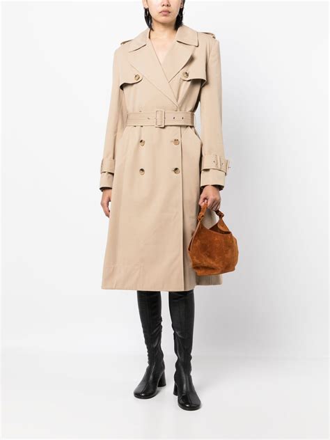 Khaite The Murphy Trench Coat In Nude ModeSens