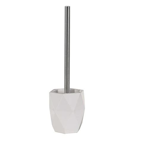 Nameeks Dalia White Ceramic Toilet Brush Holder At