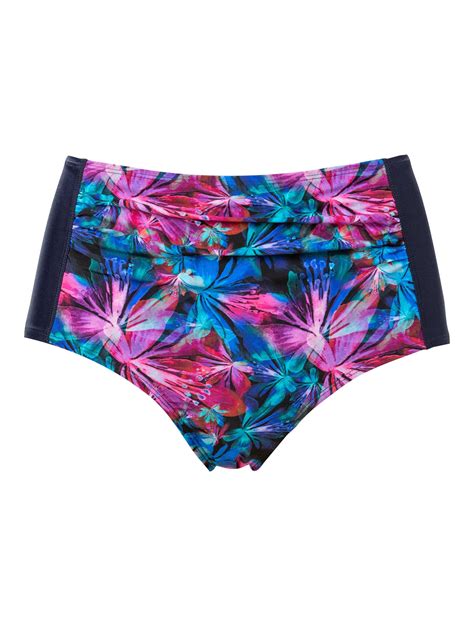 Waterflower Madeira D cut bodycontrol bikini trusser navy Trofé Blondehuset