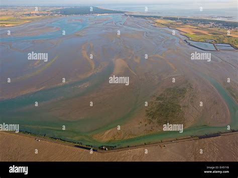 France Vendee Noirmoutier Island Aerial View Stock Photo Alamy