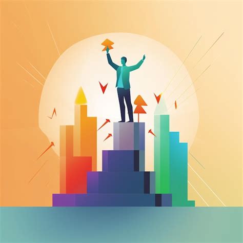 Premium Ai Image Image Of Person Standing On A Podium With A Chart