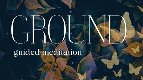 Grounding Meditation Release Empty Surrender And Ground Minute