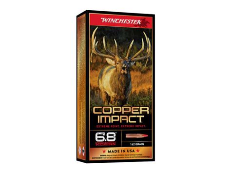 Winchester Ammo X68wclf Copper Impact 6 8 Western 162 Grextreme Point