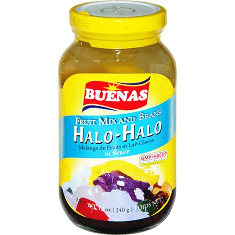 Buenas Halo Halo Fruit Mix 12oz Preserved Fruits And Vegetables