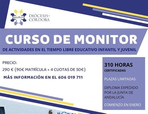 Gaudium ofrece un nuevo Curso de Monitor de Tiempo Libre Diócesis de