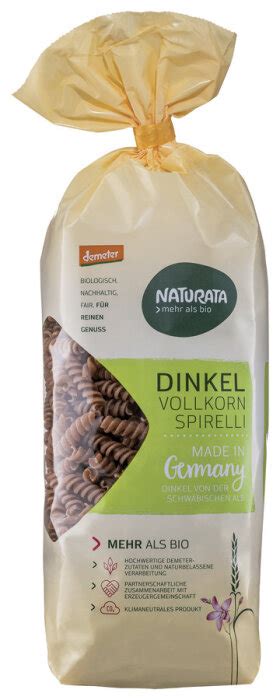 Naturata Bio Spirelli Dinkelvollkorn Demeter G