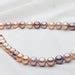 Edison Pearl String With Metallic Rainbow Color Edison Pearl Beads