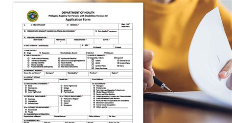 Pwd Id Application Form Pdf Disability Labour - Bank2home.com