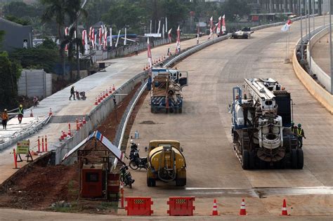 Foto Perkembangan Proyek Jalan Tol Serpong Cinere