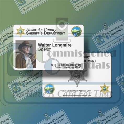 Absaroka County Sheriff’s Department ID – Commissioned Credentials