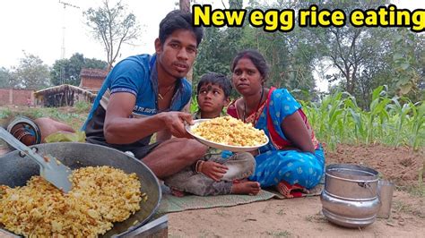 Egg Rice Eating Rice With Egg Mix Recipe Eating YouTube