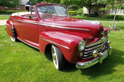 Sold 1947 Ford Super Deluxe Convertible With A Mercury Flathead