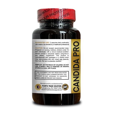 Candida Support Supplement Caprylic Acid Capsules For Candida Gut