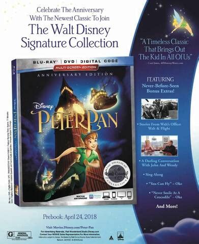 Blu Ray Review Peter Pan Walt Disney Signature