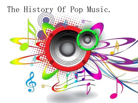 The history of pop music