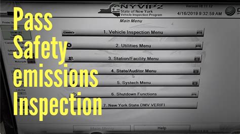 How To Pass Your State Safety Emissions Inspection Youtube