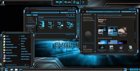 Alienware Evolution Skinpack For Windows 7 8 8 1