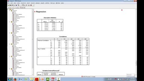 14 Spss Multiple Regression 1 Youtube