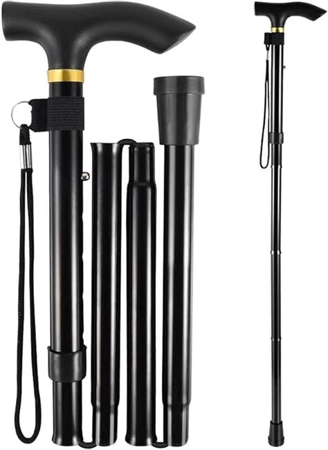 Foldable Walking Stick Foldable Walking Stick With Adjustable Height