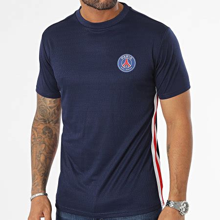 PSG Tee Shirt De Foot P15032C Bleu Marine LaBoutiqueOfficielle