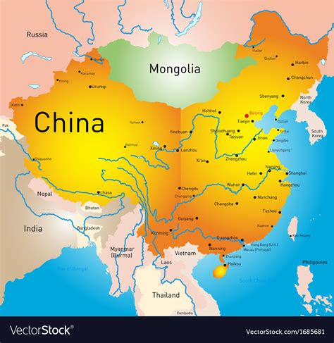 China Country Map