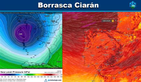 Borrasca Ciar N Actualizamos C Lculos Del Impacto De Sus Vientos En Espa A