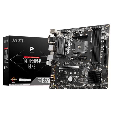 Tarjeta Madre Msi Pro B M P Gen Micro Atx Socket Am Amd B