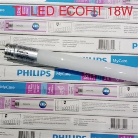 Jual Philips Tl Led Ecofit W T Ledtube Ecofit K Putih Coolday