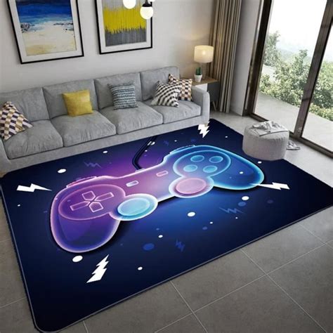 Tapis de Contrôleur de Gamer Pour Salon Chambre Enfants Jouer Ramper