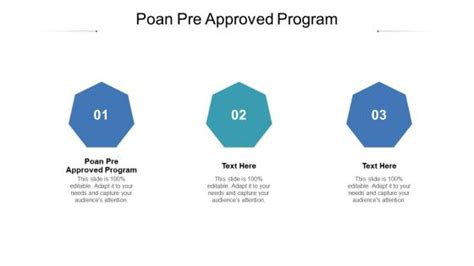 Poan Pre Approved Program Powerpoint Presentation And Slides Slideteam