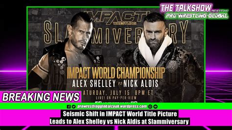 Seismic Shift In IMPACT World Title Picture Leads To Alex Shelley Vs